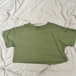 Green Forever 21 Crop Top